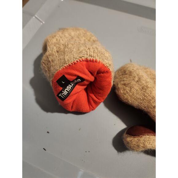 Thinsulate Wool Mittens L - Picture 3 of 3